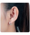 Silver Huggies Earring STHG-03